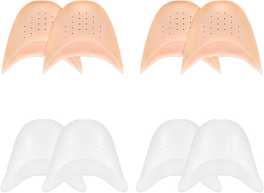 pairs - Silicone gel toe protectors - soft ball of the foot - metatarsal ballet pointe toe cap - with hole V1188-MS101-02469-1