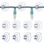 60 pieces - String Light Suction Cups - Suction Cup Hook - String Light Hanging Hooks - Suction Cups for V1188-MS101-02482-1