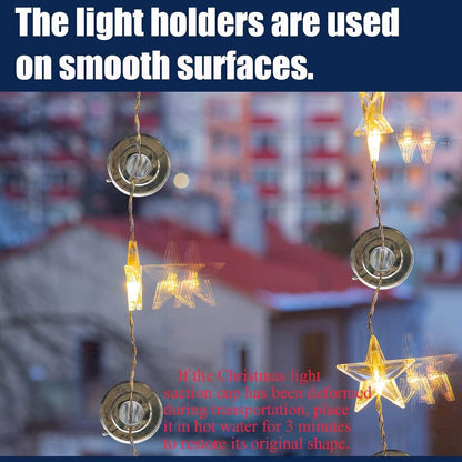 60 pieces - String Light Suction Cups - Suction Cup Hook - String Light Hanging Hooks - Suction Cups for V1188-MS101-02482-1