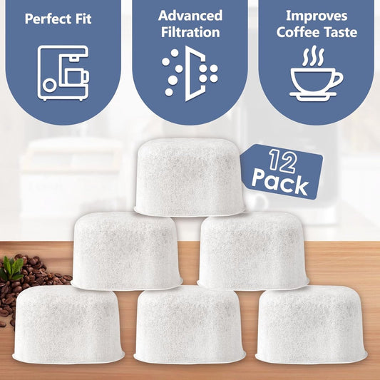 12 Replacement water filter parts - Activated carbon filter suitable for Ninja coffee machines - original V1188-MS101-02484-1