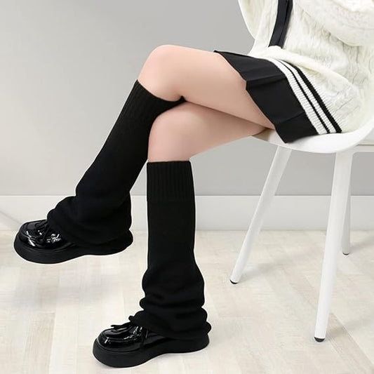 Leg warmers - 1 pair - Socks - Winter leg warmers - Warm leg warmers - Long socks - Calf socks - Knee socks - V1188-MS101-02489-1