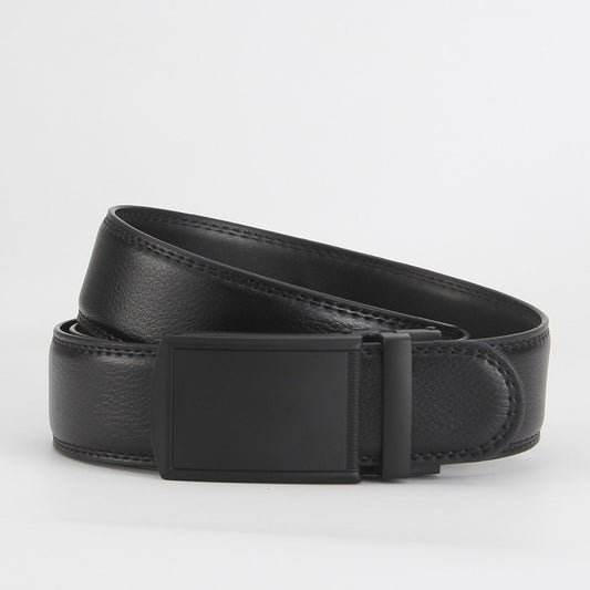 Men's Belt - 1 Piece - Belt (130cm) - Metal Belt - Leather Belt - Slide Buckle for Jeans and Trousers - Men - V1188-MS101-02493-1