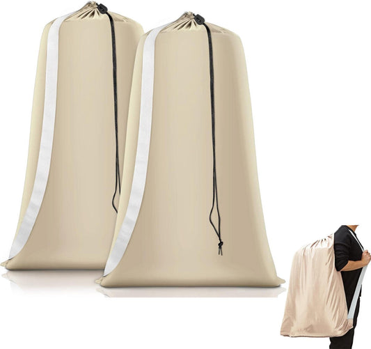 2 pieces - Laundry bag - Sturdy laundry bag - Travel laundry bag - Storage bag for dirty laundry - Large V1188-MS101-02494-1