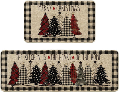 Kitchen runner 120x40 cm and 60x40 cm - Christmas rug - Kitchen mats runner - Kitchen rug carpet - kitchen V1188-MS101-02496-1