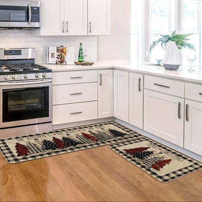 Kitchen runner 120x40 cm and 60x40 cm - Christmas rug - Kitchen mats runner - Kitchen rug carpet - kitchen V1188-MS101-02496-1