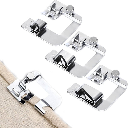 Sewing machine feet - Hem Presser Foot - 3 Sizes - Sewing Machine Hemming Foot Kit - universal presser feet - V1188-MS101-02506-1