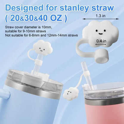 Bottle Caps - 3 Pieces - Straw Lid - Straw Sleeve - Suitable for Stanley Cup Accessories V1188-MS101-02509-1