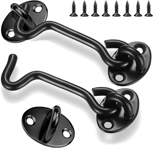 pieces - Wind hook - 3 inch - Wind hooks - Door hinges - Door bolt - Hinge - barn door hook - hook and eye V1188-MS101-02527-1