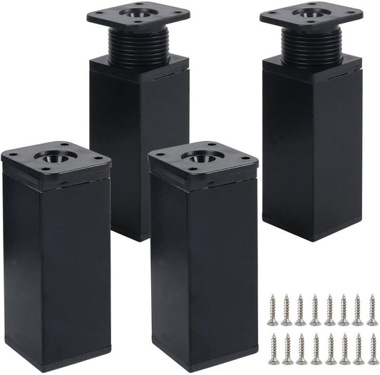 pieces - Furniture legs - 10 cm - Adjustable furniture feet - Adjustable table legs - sofa feet - bed feet - V1188-MS101-02539-1