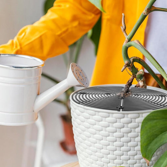 2 pieces - plant pot cover - 30 cm - Flowerpot grid - planter cover set - plantpot grid bottom protectors - V1188-MS101-02580-1
