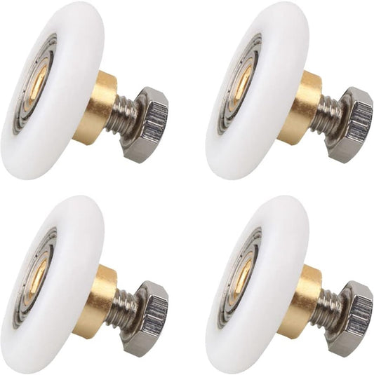 pieces - shower door rollers - 20 mm - sliding door wheels for showers - replacement roller guide wheels - V1188-MS101-02583-1
