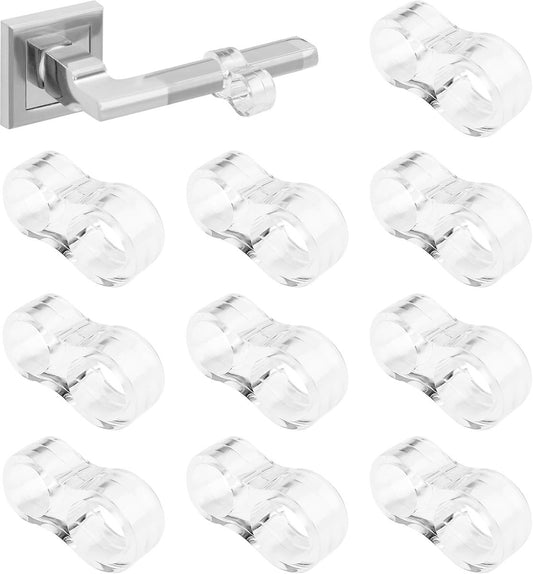 Door Stopper - 10 pieces - Door Handle Buffers - Door Stops - Silicone PVC Door Handle Protector - Door V1188-MS101-02585-1