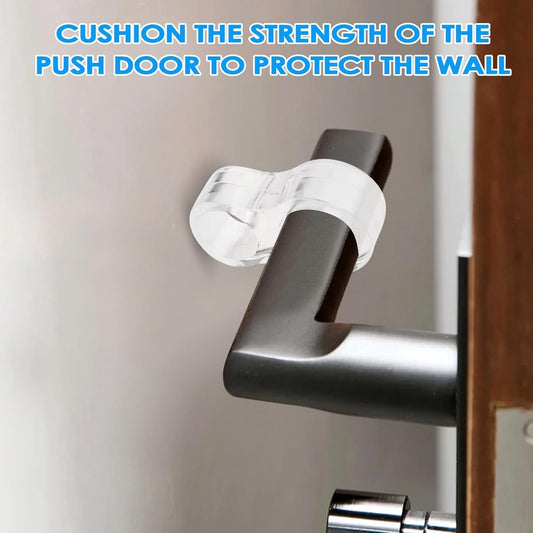 Door Stopper - 10 pieces - Door Handle Buffers - Door Stops - Silicone PVC Door Handle Protector - Door V1188-MS101-02585-1