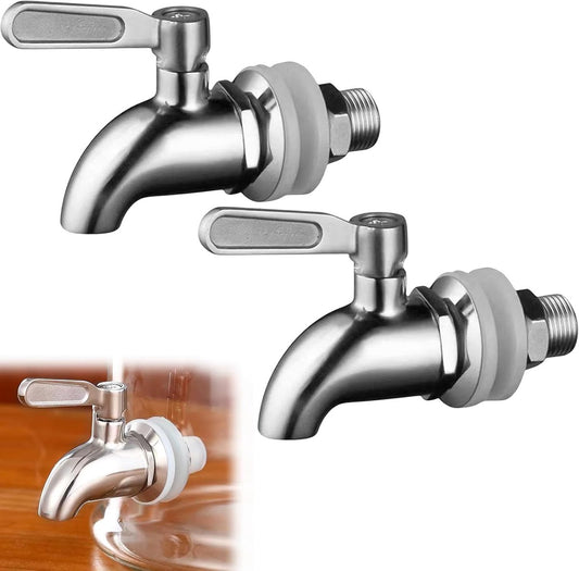 pieces - 16 mm beverage dispenser - Stainless steel beverage dispenser - Tap for keg - beer keg tap - wine V1188-MS101-02606-1