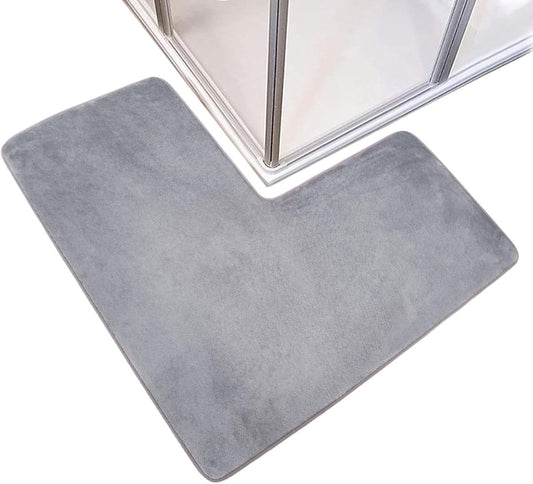 L-shaped bath mat - Shower mat - Bath mat - Floor mat - Non-slip mat - Corner bath mat - Corner shower mats - V1188-MS101-02611-1