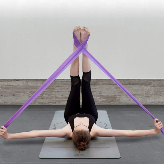 3 pieces - Exercise bands - 1.5 m - Resistance band - Resistance bands - Silicone exercise bands - yoga band V1188-MS101-02613-1