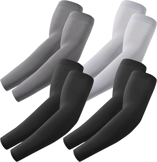 4 pairs of sleeves - Unisex - Sleeves - Ultralight sleeves - Arm Sleeve - UV protection for arms - Sunscreen V1188-MS101-02619-1
