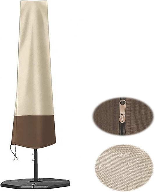 Outdoor parasol rain cover - Parasol cover - Dustproof - Waterproof - Parasol protector - Standing parasol V1188-MS101-02624-1