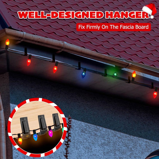 30 pieces - Christmas lighting clips - Light clips - Plastic clips - Lighting hooks - Party lighting clamps - V1188-MS101-02630-1