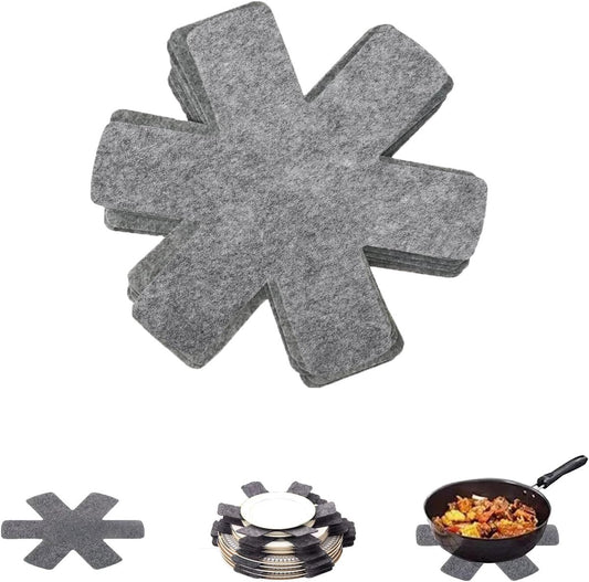 6 pieces - Pot holders - 38 cm - Pot protectors - Felt pot holders - coasters - felt pot protectors - V1188-MS101-02638-1