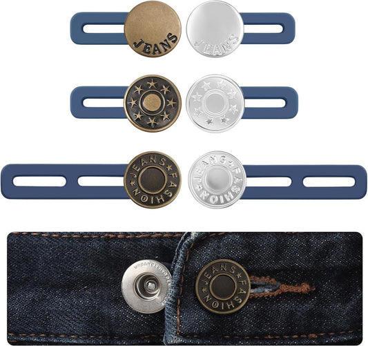 pieces jeans button extenders - Buttonhole Extender - Trouser Widening Button - Waistband Extenders - Unisex V1188-MS101-02641-1