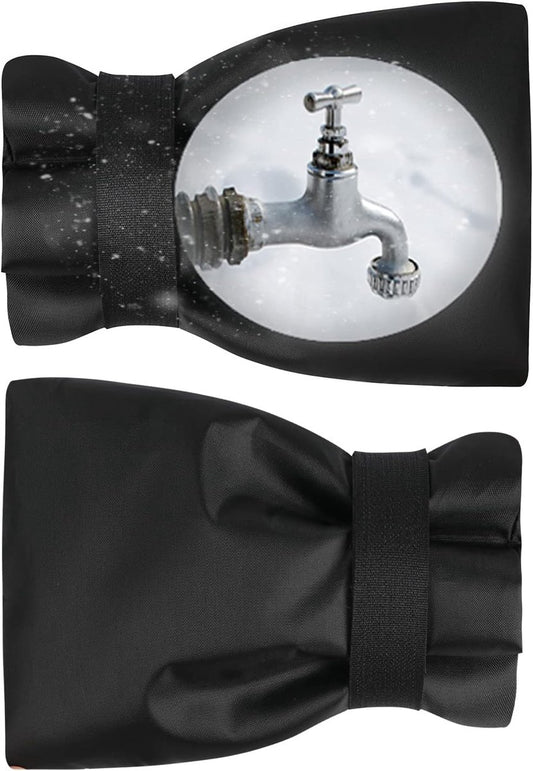 2 Pieces Frost Protection Cover - Frost protection cover for tap - Tap Freeze Cover - Frost-free Outdoor Tap V1188-MS101-02656-1
