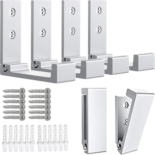 6 pieces - Foldable wall hooks - 6.7*7.5*2.5 cm - Clothes hook - concealable clothes hooks - heavy-duty wall V1188-MS101-02659-1