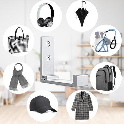 6 pieces - Foldable wall hooks - 6.7*7.5*2.5 cm - Clothes hook - concealable clothes hooks - heavy-duty wall V1188-MS101-02659-1