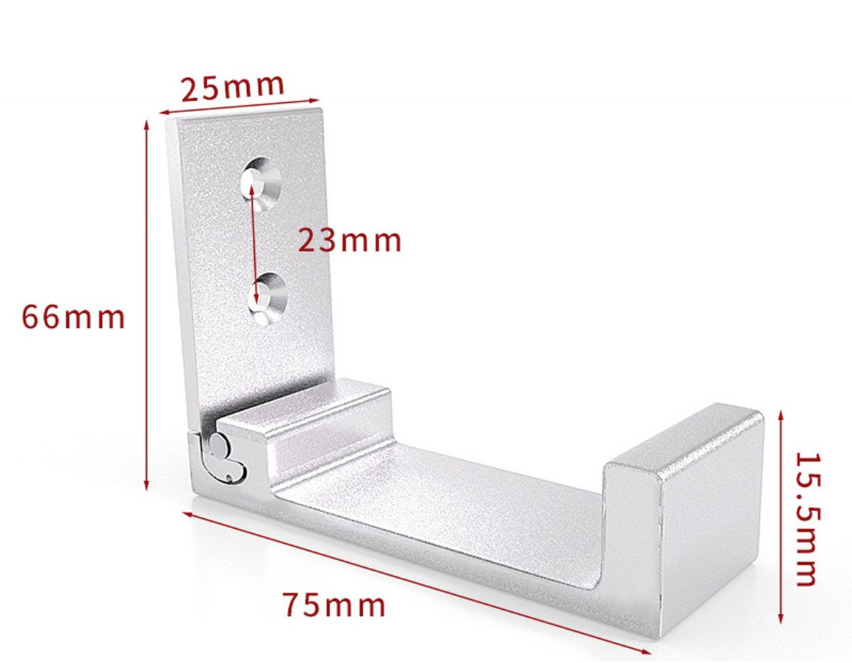 6 pieces - Foldable wall hooks - 6.7*7.5*2.5 cm - Clothes hook - concealable clothes hooks - heavy-duty wall V1188-MS101-02659-1