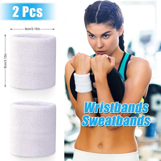 Sports wristband - 2 pieces Sweatbands - Sweatbands - Wrist - Wristbands - Wristbands - wrist headband - V1188-MS101-02664-1