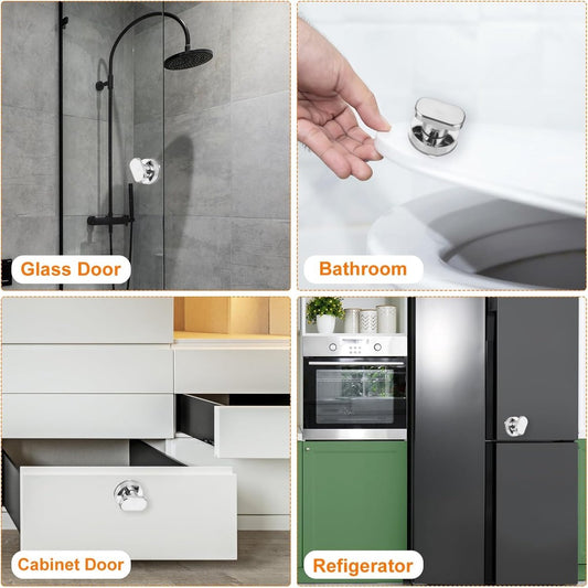 pieces - Door handle - Suction cup door grip - Suction cup handle - suction cup glass mirror door handle - V1188-MS101-02677-1