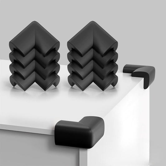 Furniture Corner Protectors - 8 Corners - Baby Corner Protectors - Self-adhesive Soft Rubber - Foam V1188-MS101-02679-1