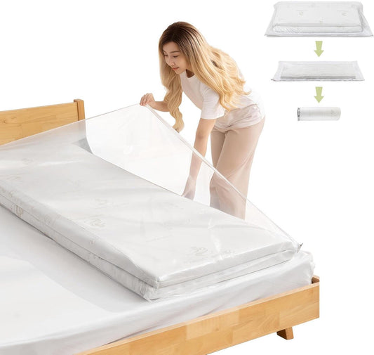 Large vacuum storage bags - 220*100cm - vacuum mattress bag - waterproof - resealable - with zipper - V1188-MS101-02681-1