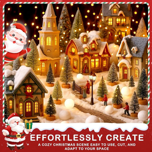 Snow blanket - 80*240 cm - Christmas snow blanket - Artificial snow roll - Christmas snow blanket roll - Fake V1188-MS101-02685-1