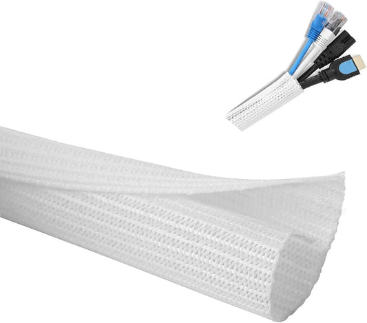 Cable Organizer - 2 m - cable management - Cable Sleeve - cable organizer - Velcro - Braided cable sleeve - V1188-MS101-02686-1