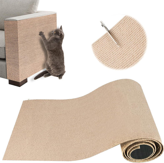 Scratching Post - 30 x 100 Cm - Scratching Mat for Cats - Kitten Toy - Anti-scratch cat sofa protection V1188-MS101-02694-1