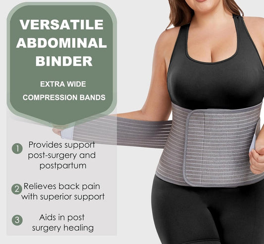 Postpartum Pregnancy Belt - Postpartum Belly Belt - Postpartum Support Belt - Breathable Belly Wrap - V1188-MS101-02722-1