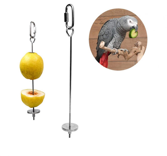 2 pieces - Bird Feeder - Small Animals Fruit and Vegetable Holder - Stainless Steel Vegetable Skewer - Food V1188-MS101-02723-1