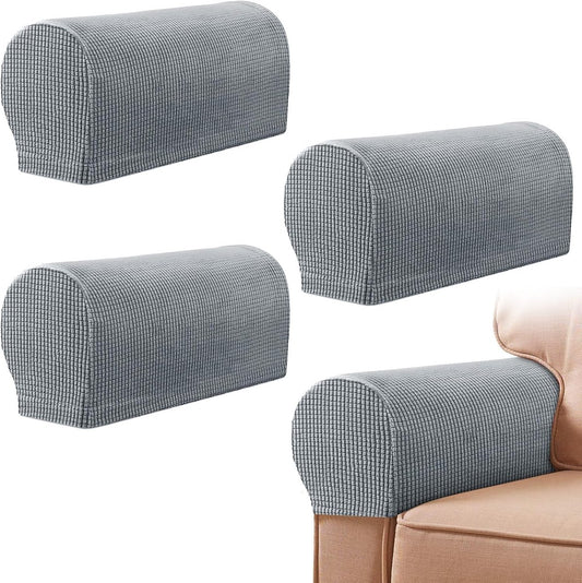 4 Pieces - Armrest Protection Covers - Protective Cover - Elastic Sofa Cover - Sofa Armrest Cover - Gloves V1188-MS101-02725-1