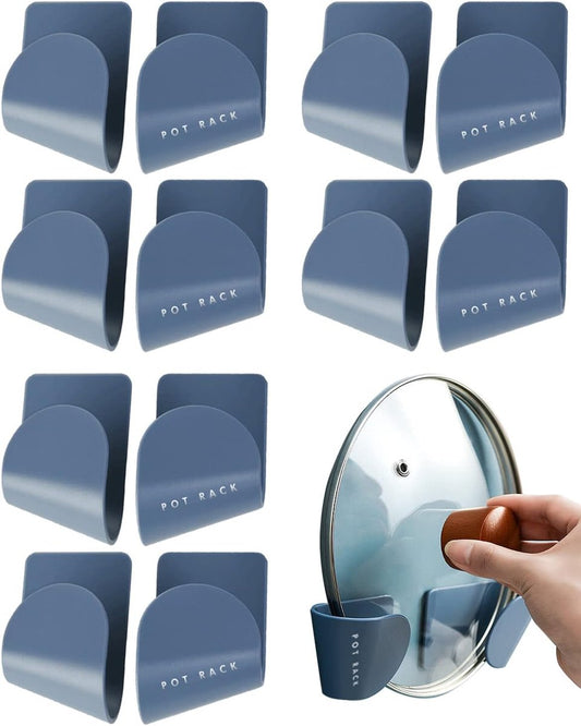 Pot Lid Holder - Lid Holder - 6 Pieces - Lid Storage Rack - Adjustable - Kitchen Cabinet Organizer - Pot Lid V1188-MS101-02739-1