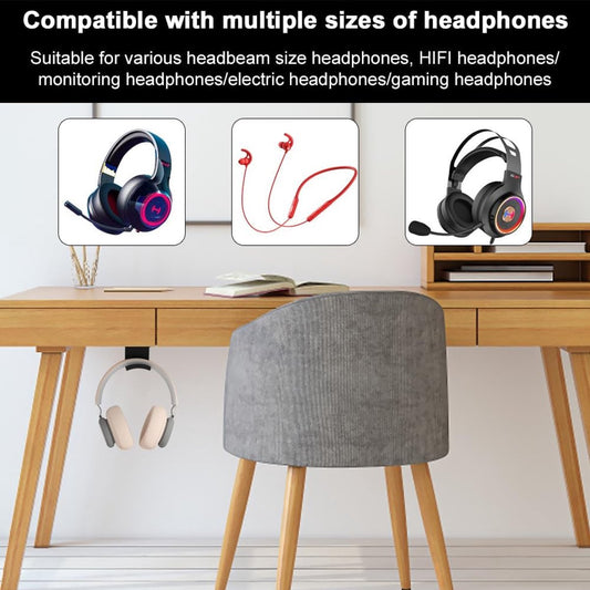 2-Piece Headphone Stand - Headset Hanger - Hook - Headphone Stand - Headset Holder - for gaming headsets - V1188-MS101-02752-1