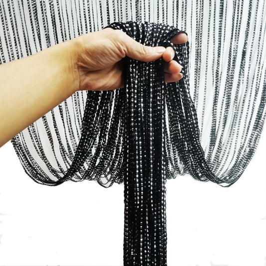 99*199 cm - Fly curtain - Screen door - Door curtain - Window decoration - Bead curtain - crystal bead coded V1188-MS101-02761-1