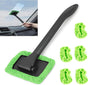 Window Squeegee - Car Cleaning Supplies - Window Washer - Windshield Cleaning Tool with 5 Reusable Towels - V1188-MS101-02766-1