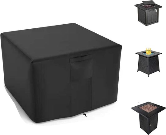 82*82*61 cm - Square Fire Pit Cover - Patio Fireplace Cover - Waterproof Square Outdoor Fire Pit Cover - V1188-MS101-02789-1