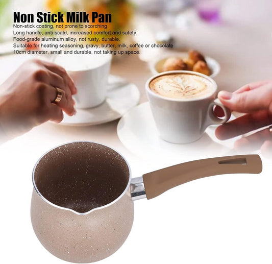 coffee pot - milk pan - non-stick milk pan - 10 cm small pan - insulated soup pot - mini milk pan - aluminum V1188-MS101-02796-1