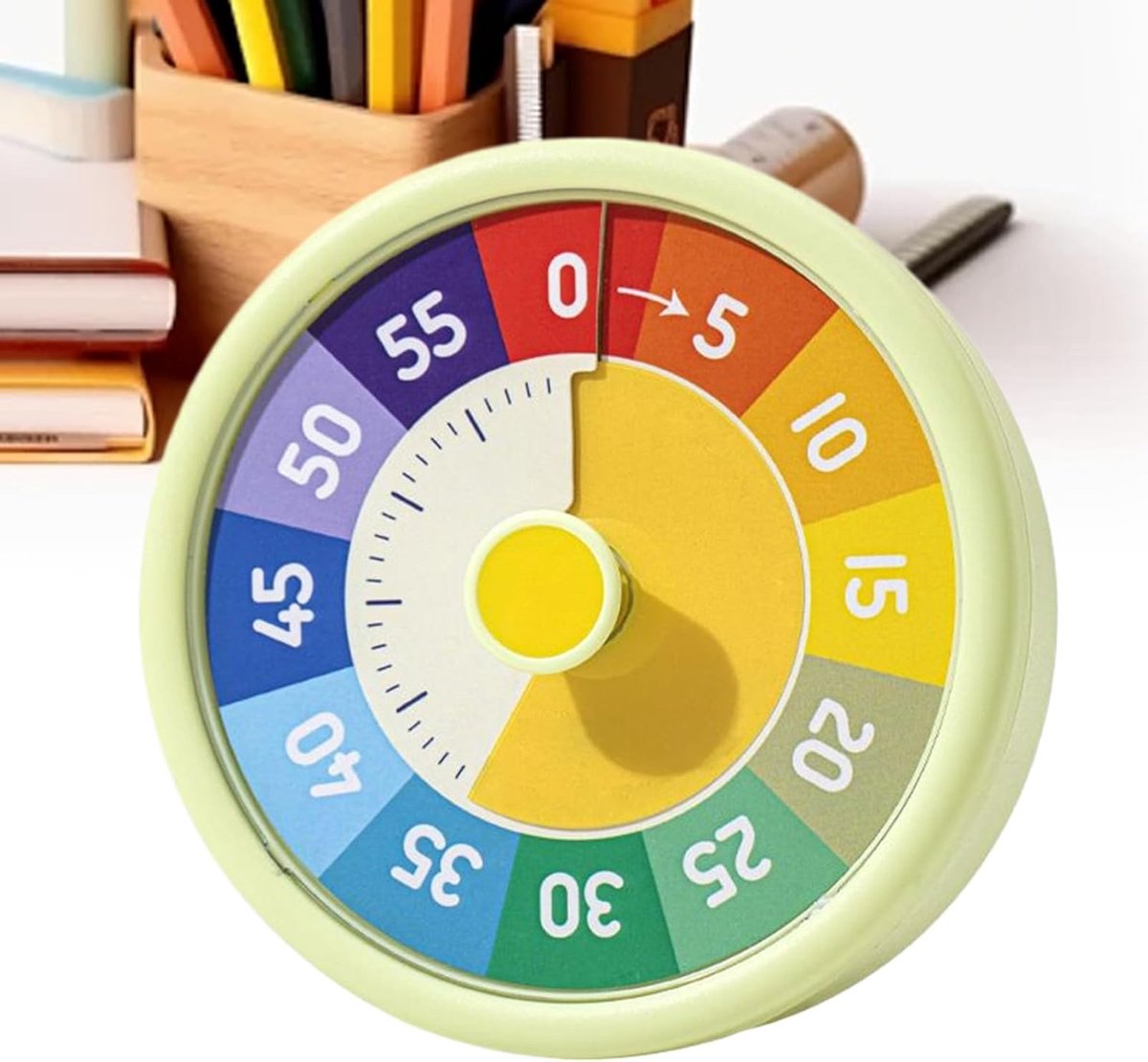 Timer - Visual timer - Visual countdown - 60-minute countdown timer - Countdown clock - Kitchen timer - V1188-MS101-02797-1