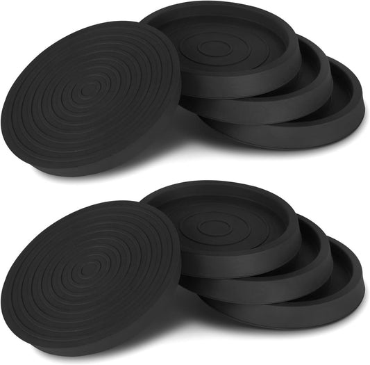 8 pieces - Furniture mats - 76*76*9 mm - 6.3 cm round furniture mat - anti-slip furniture protectors - rubber V1188-MS101-02800-1