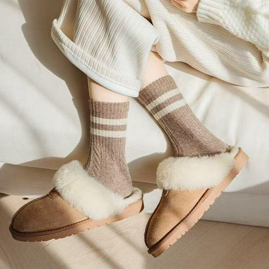 Pairs of Socks - Women's Socks - House Socks - Women's Socks Size 36/40 - Warm Socks - Knitted Socks - Warm V1188-MS101-02811-1