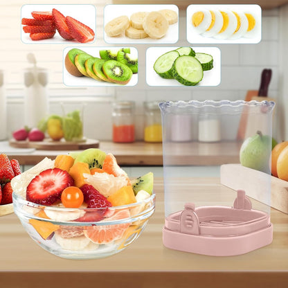 Fruit slicer - Multifunctional slicer - Fruit slicing cup - Grape slicer - strawberry slicer - fast banana, V1188-MS101-02837-1