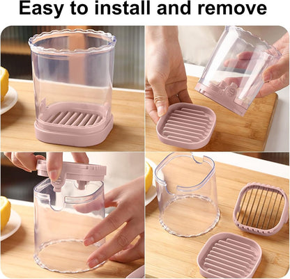 Fruit slicer - Multifunctional slicer - Fruit slicing cup - Grape slicer - strawberry slicer - fast banana, V1188-MS101-02837-1